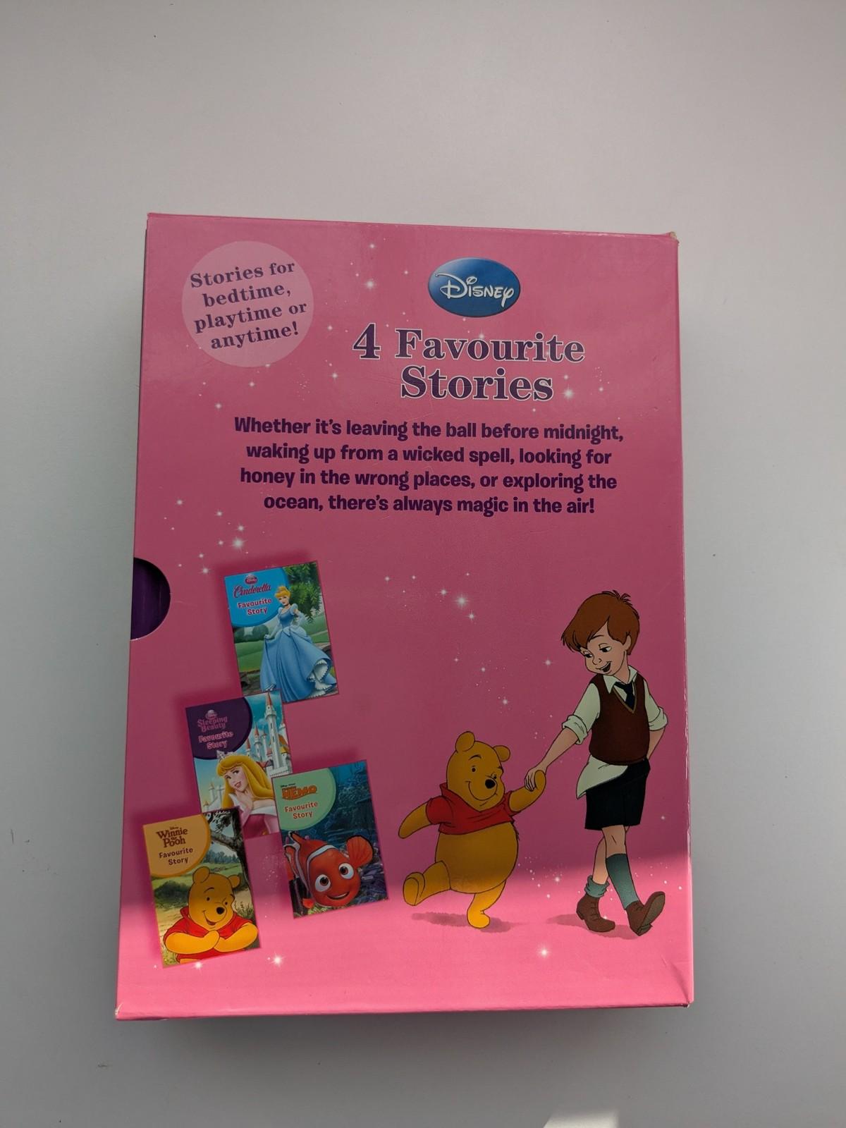 Disney Stories Winnie The Pooh Sleeping Beauty Cinderella Finding Nemo Book Set