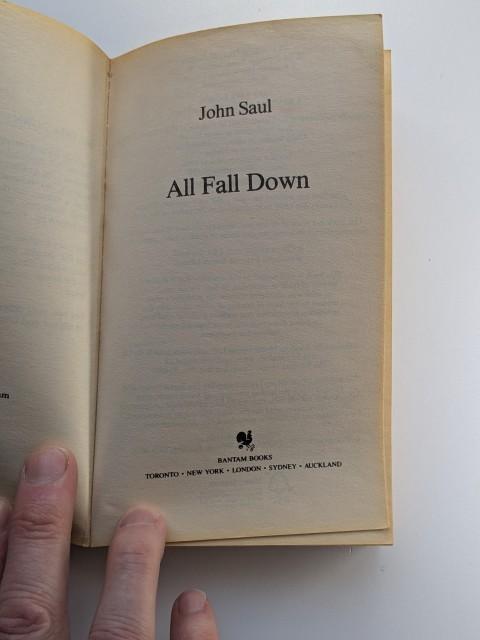 All Fall Down - John Saul