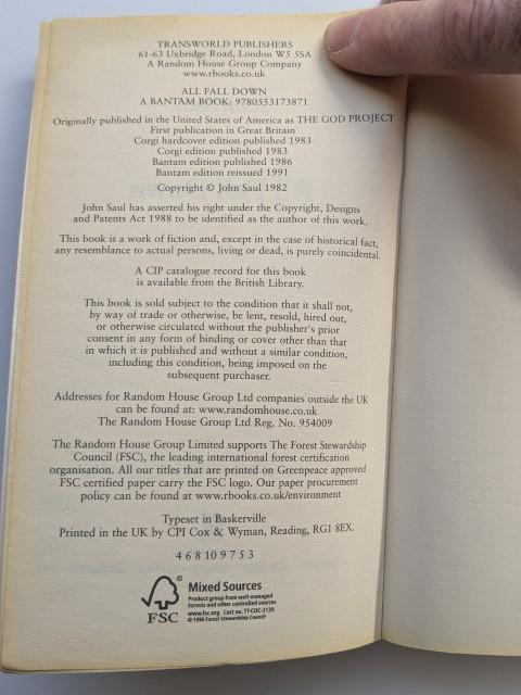 All Fall Down - John Saul
