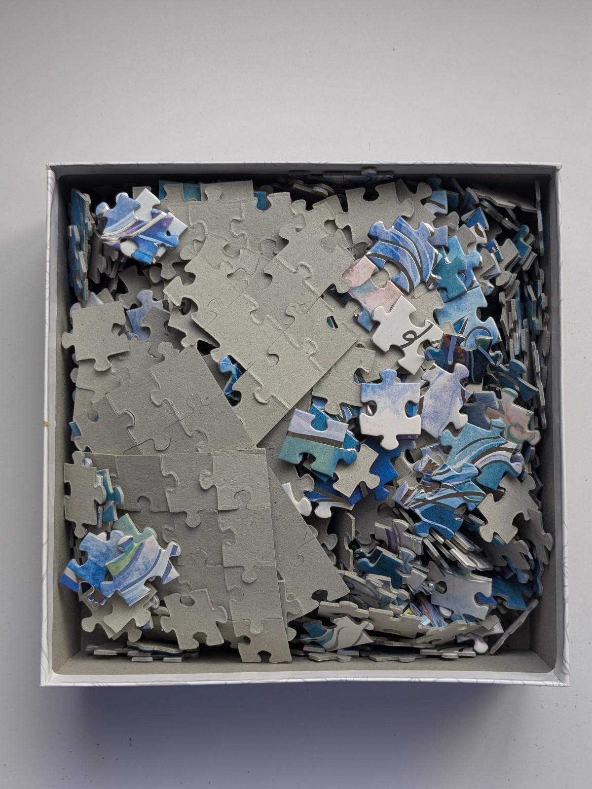 Bergsma 750 Piece JIgsaw Puzzle Silverline Fairies Hadas De Plata