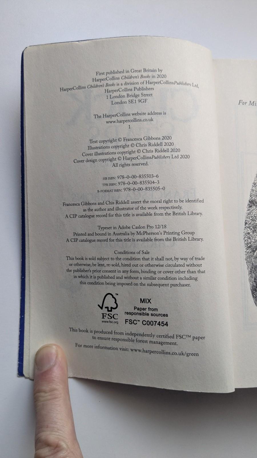 A Clock of Stars The Shadow Moth by Francesca Gibbons Paperback Illustrated