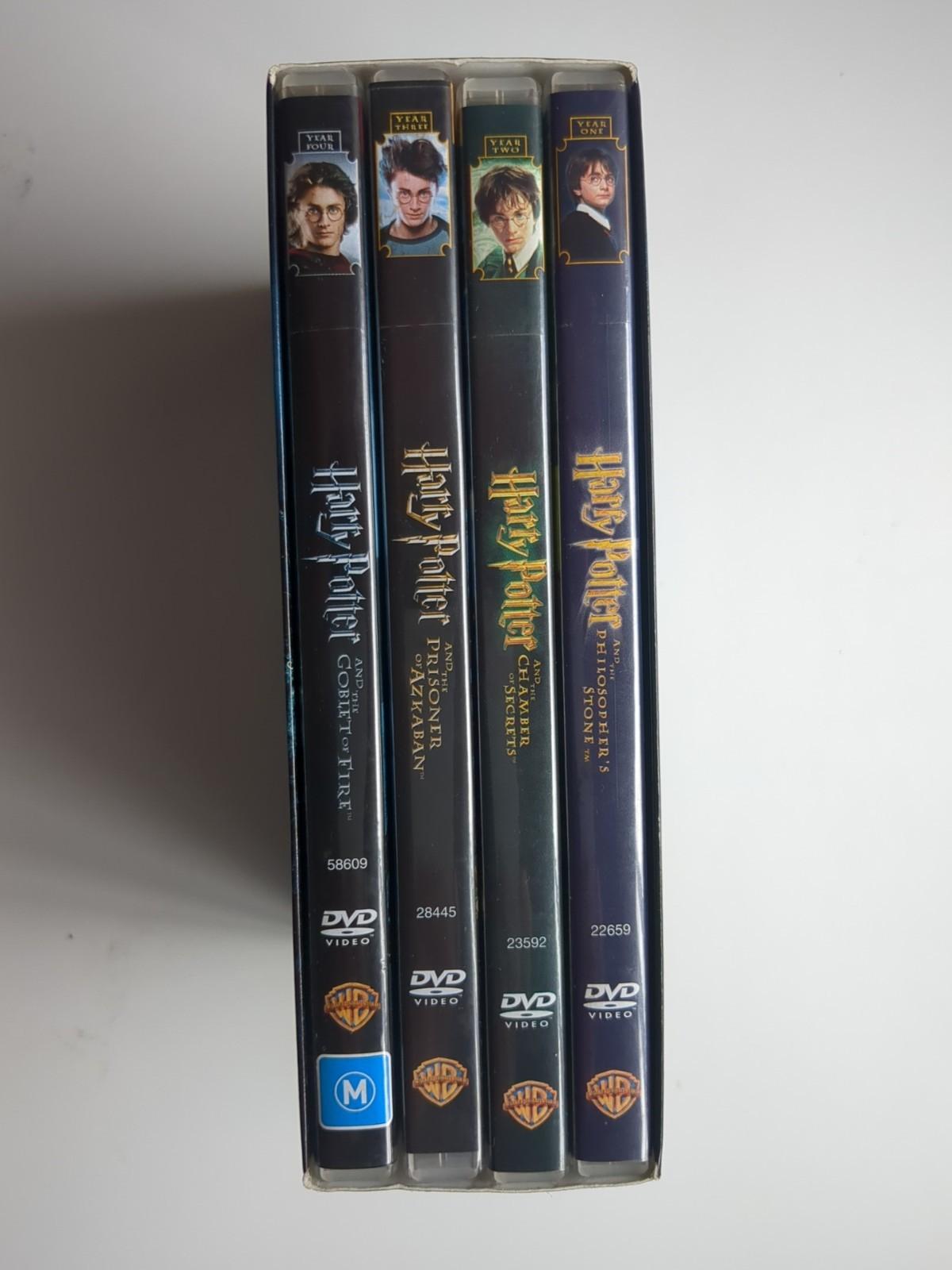 Harry Potter 1-4 DVD 8-Disc Set Stone Goblet Fire