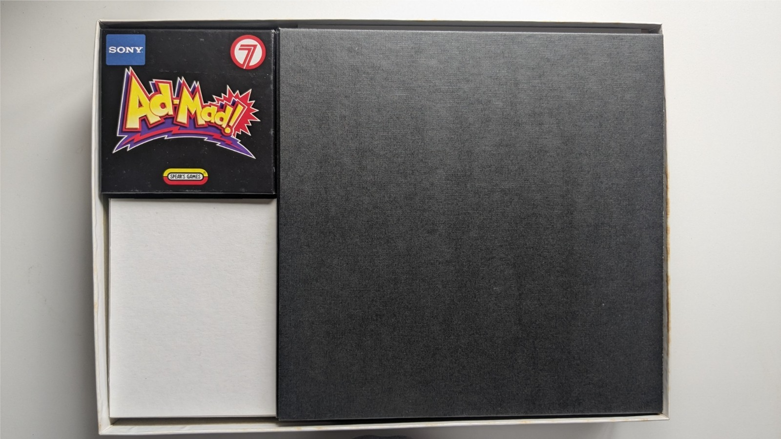 Spear Games Vintage Ad Mad Board Game with VHS Video