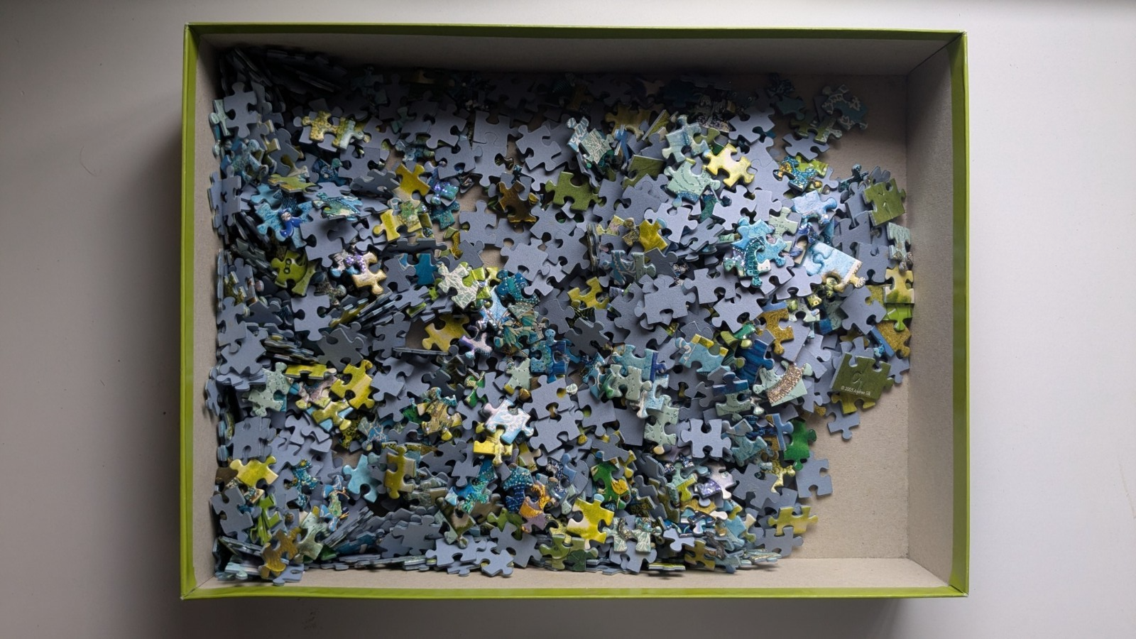 Heye 1000pc Glamour Collection Green and Blue Treasure Jigsaw Puzzle