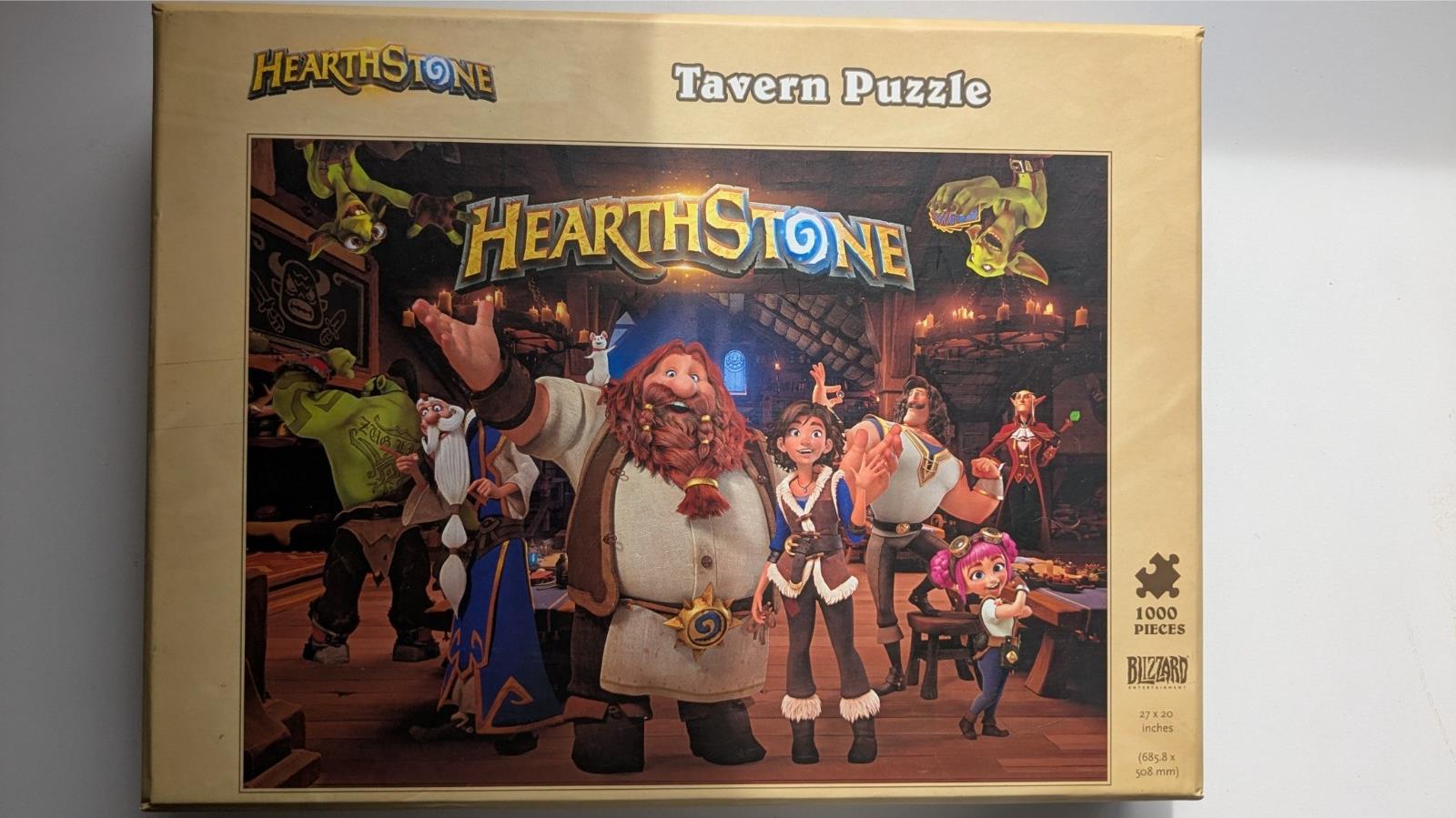 Blizzard HearthStone Tavern 1000 Piece Jigsaw Puzzle Large 27 x 20 inches Sealed