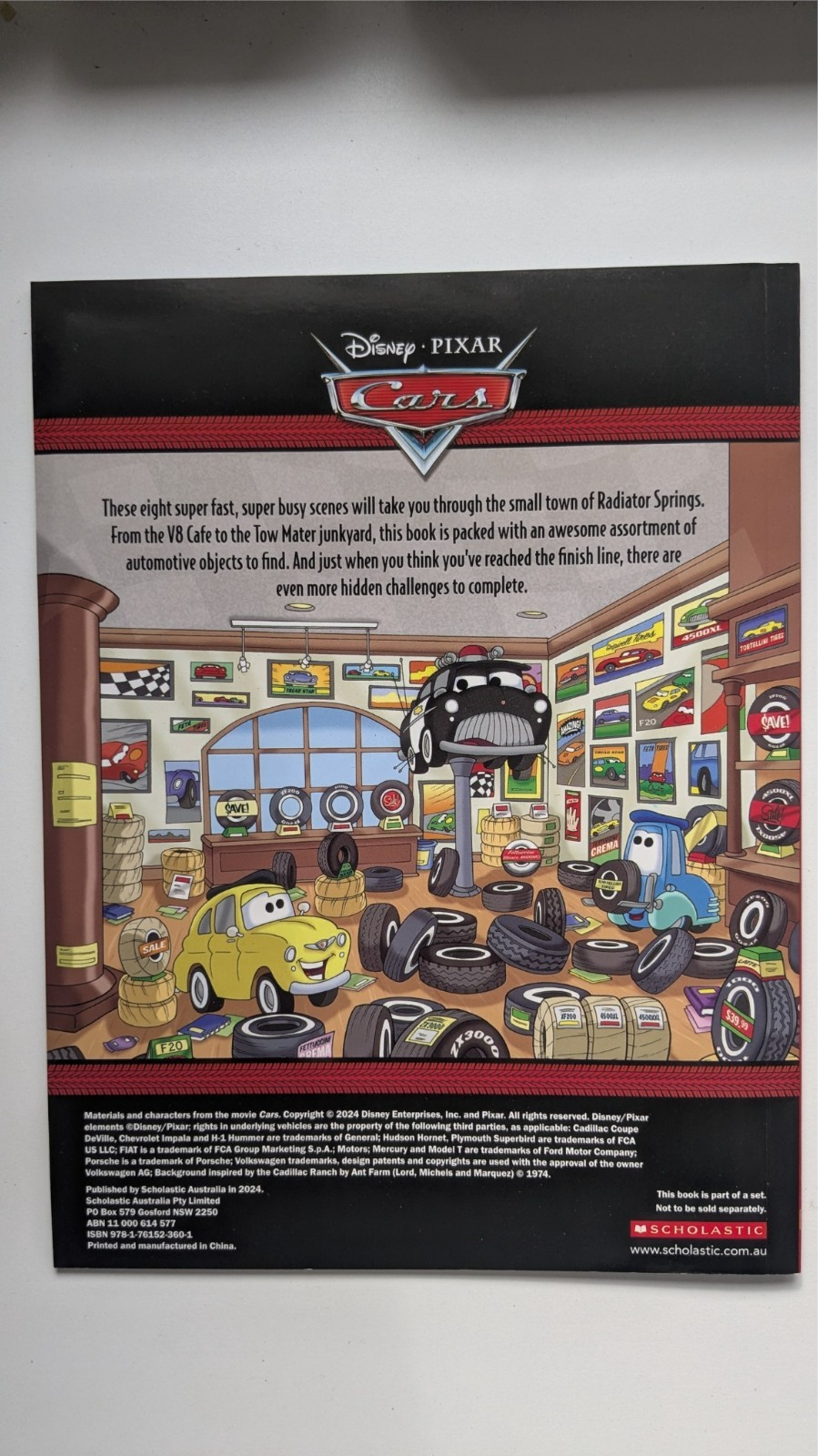 Disney Pixar Cars Search and Find Puzzle & Activity Book Set