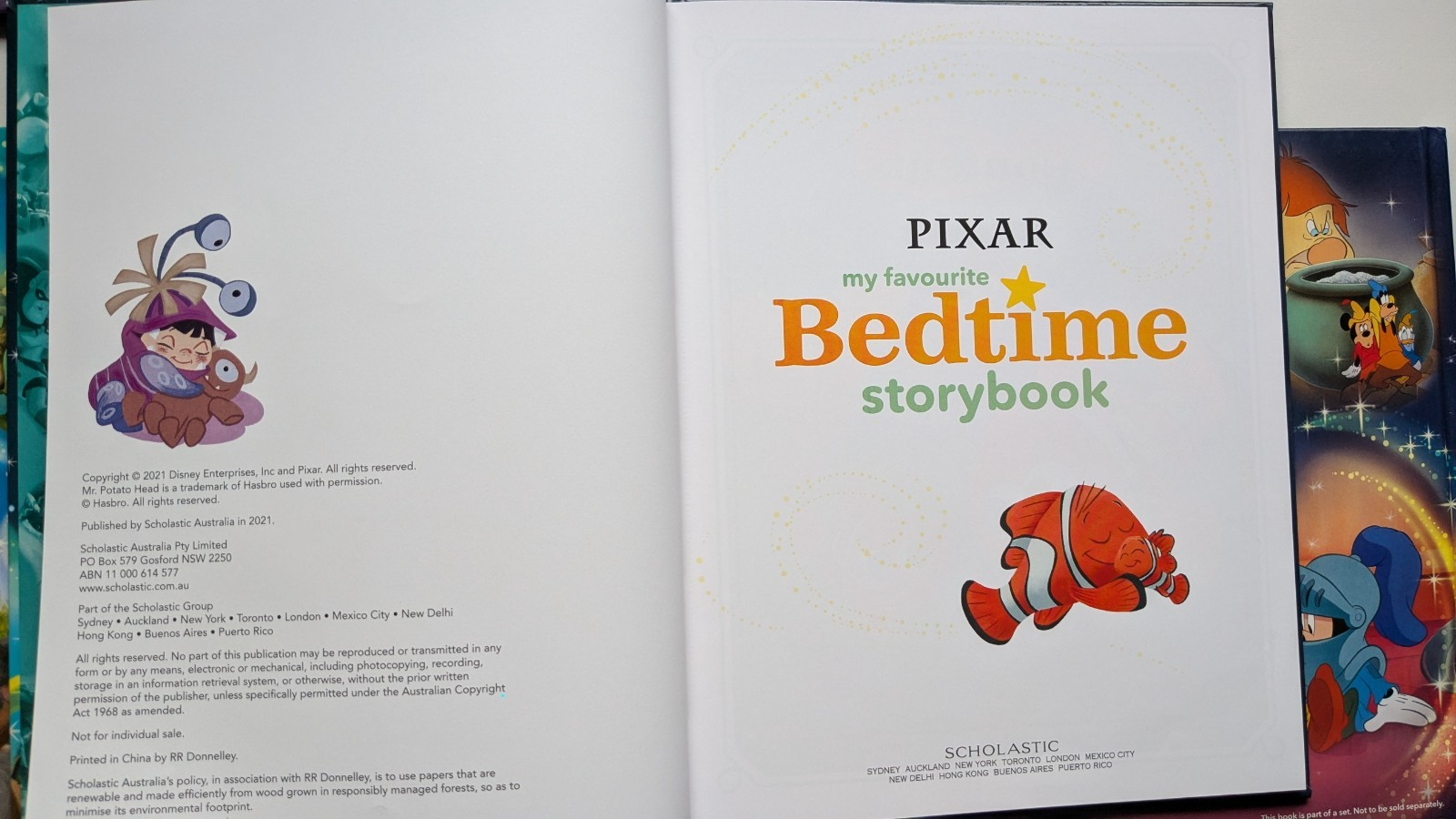 Disney Bedtime Storybook Collection Hardcover Books