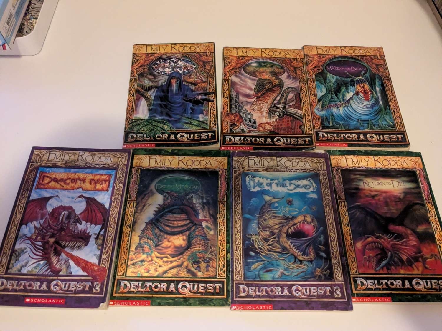 Deltora Quest - Series 1 & 3 - 7 Books - 3 Hologram. One Signed By Author