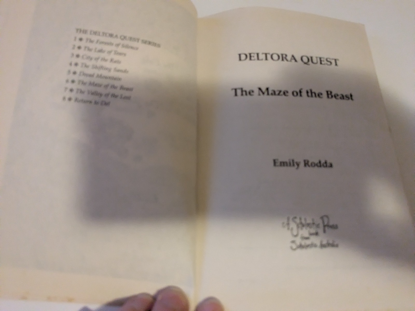 Deltora Quest - Series 1 & 3 - 7 Books - 3 Hologram. One Signed By Author