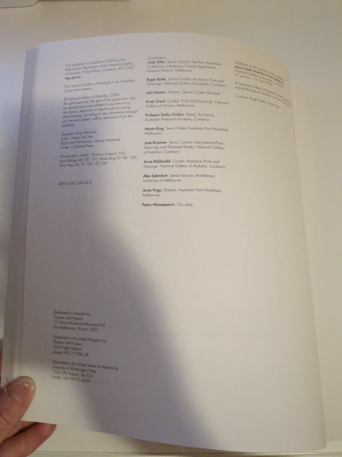 Art Book: Australian Print Workshop