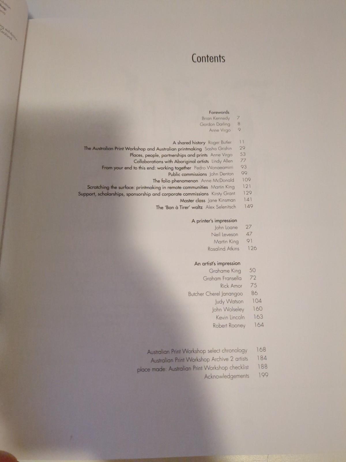 Art Book: Australian Print Workshop