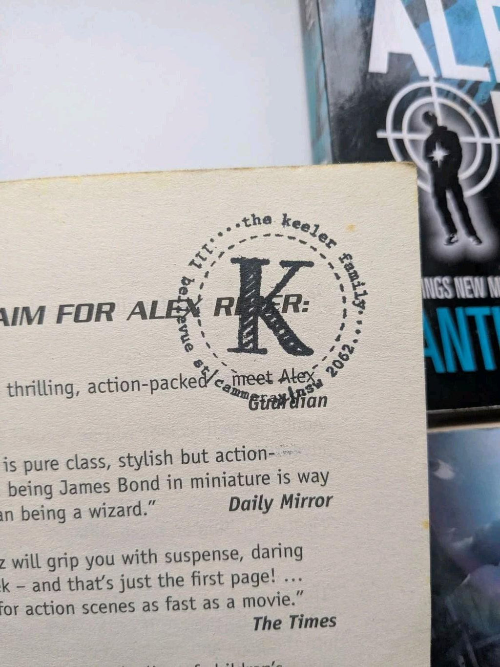 Alex Rider Books 1-6 Anthony Horowitz Spy Thriller Paperback Lot