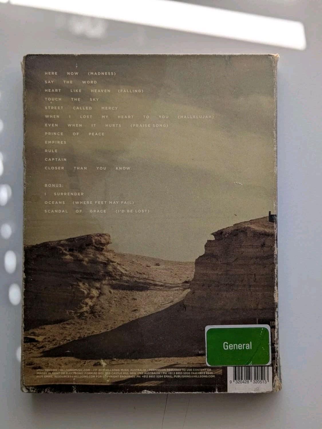 Hillsong United Dirt/Grace Live Jerusalem CD/DVD 2016