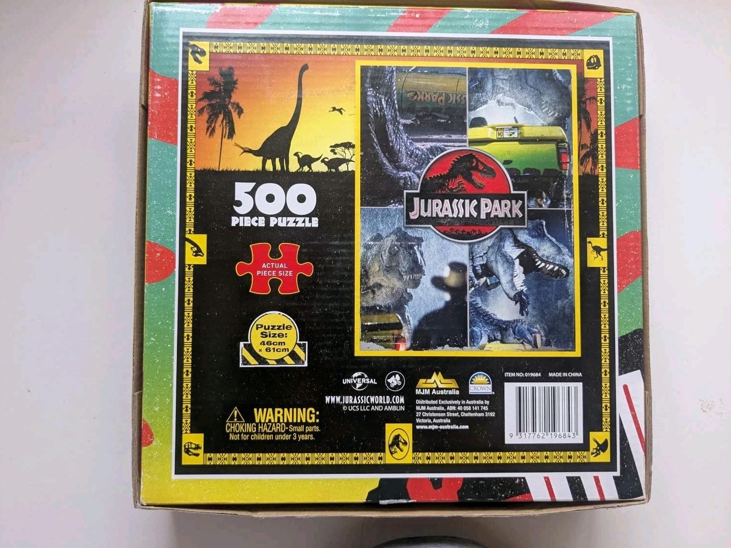 Jurassic Park 500pc Dinosaur Crown Jigsaw Puzzle