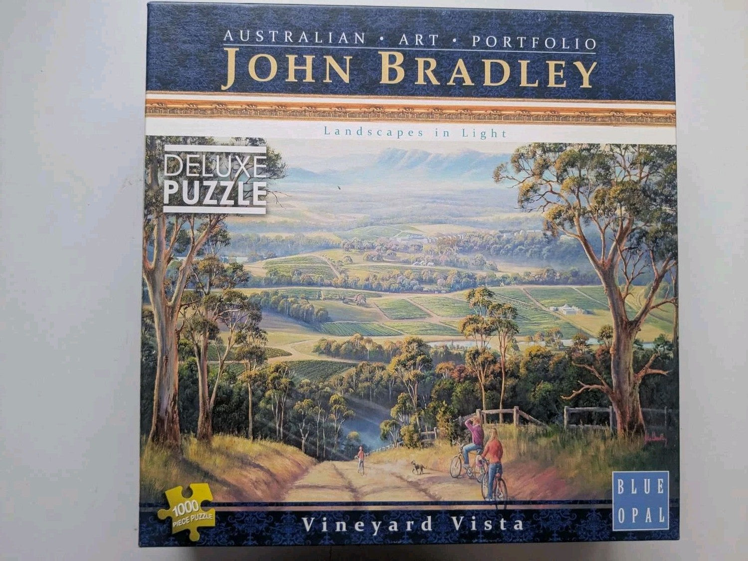 Blue Opal John Bradley Vineyard Vista 1000 Pc Puzzle
