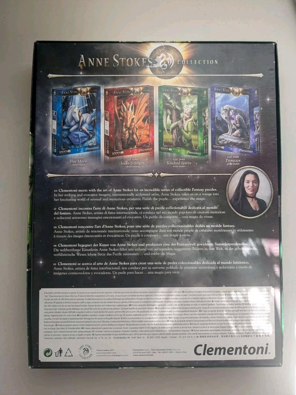 Clementoni 1000 Piece Jigsaw Puzzle Anne Stokes Kindred Spirits Dragon