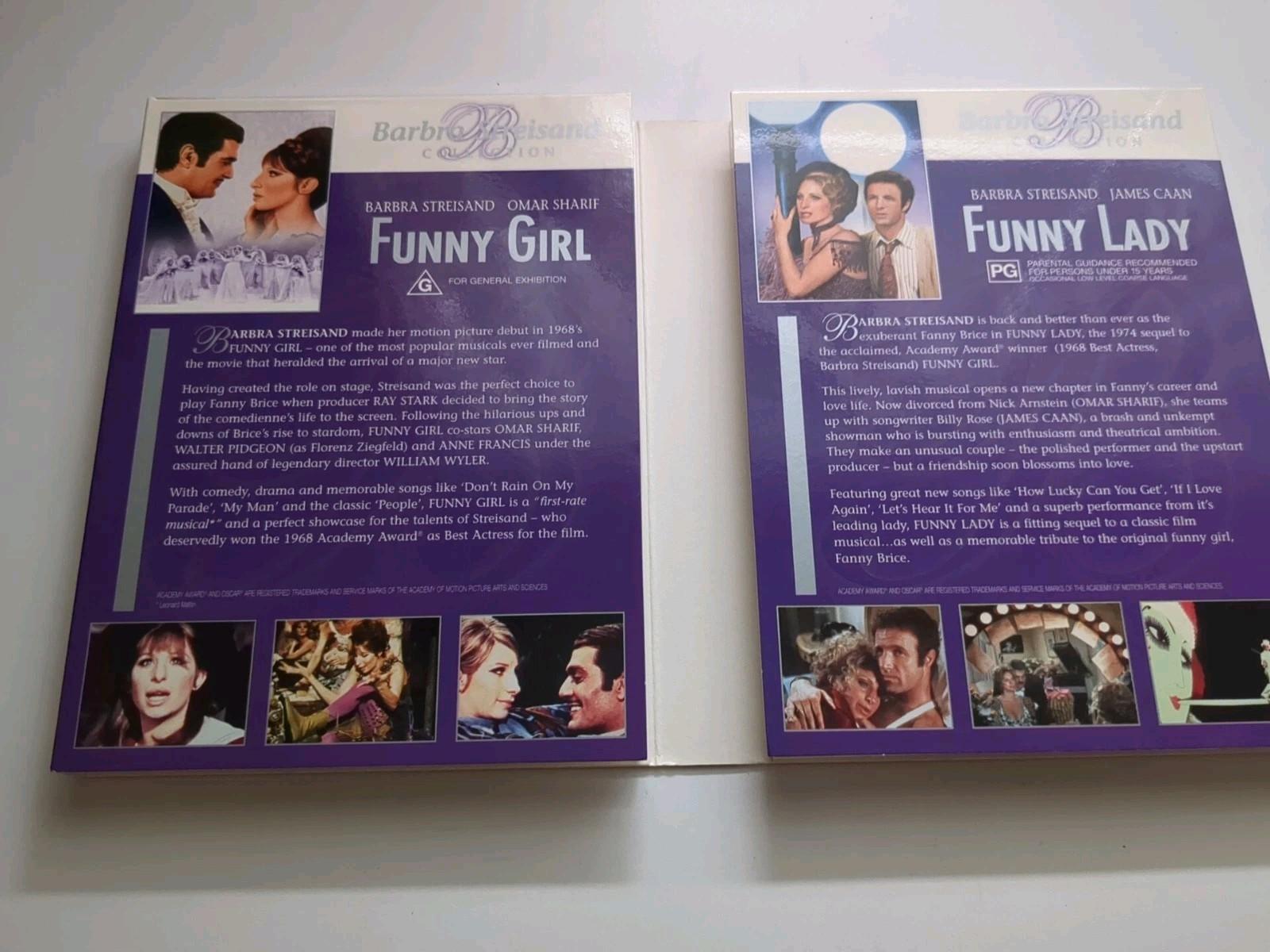 Barbra Streisand DVD Movie Collection Region 4
